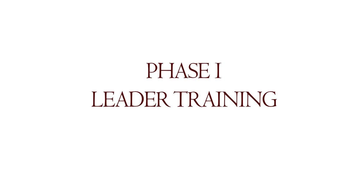 Phase I - Leader Training Course (2)
